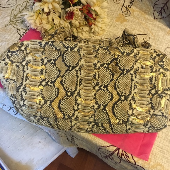 kate ♠️ spade snake embossed handbag with dust bag - Picture 6 of 8